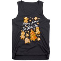 Christmas Merry Force Be With You Xmas Cookies Tank Top