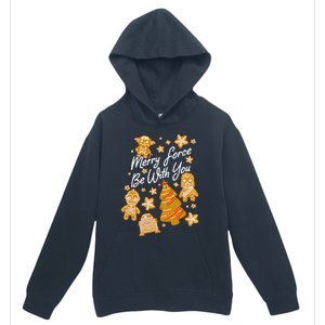 Christmas Merry Force Be With You Xmas Cookies Urban Pullover Hoodie