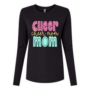 Cheerleader Mom for Cheerleading Mama Squad Cheer Practice Womens Cotton Relaxed Long Sleeve T-Shirt