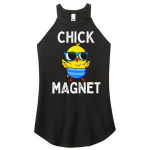 Chick Magnet Funny Easter Cute Baby Chicken Lover Women's Perfect Tri Rocker Tank