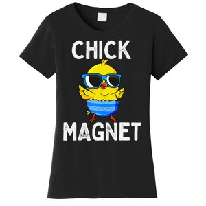 Chick Magnet Funny Easter Cute Baby Chicken Lover Women's T-Shirt