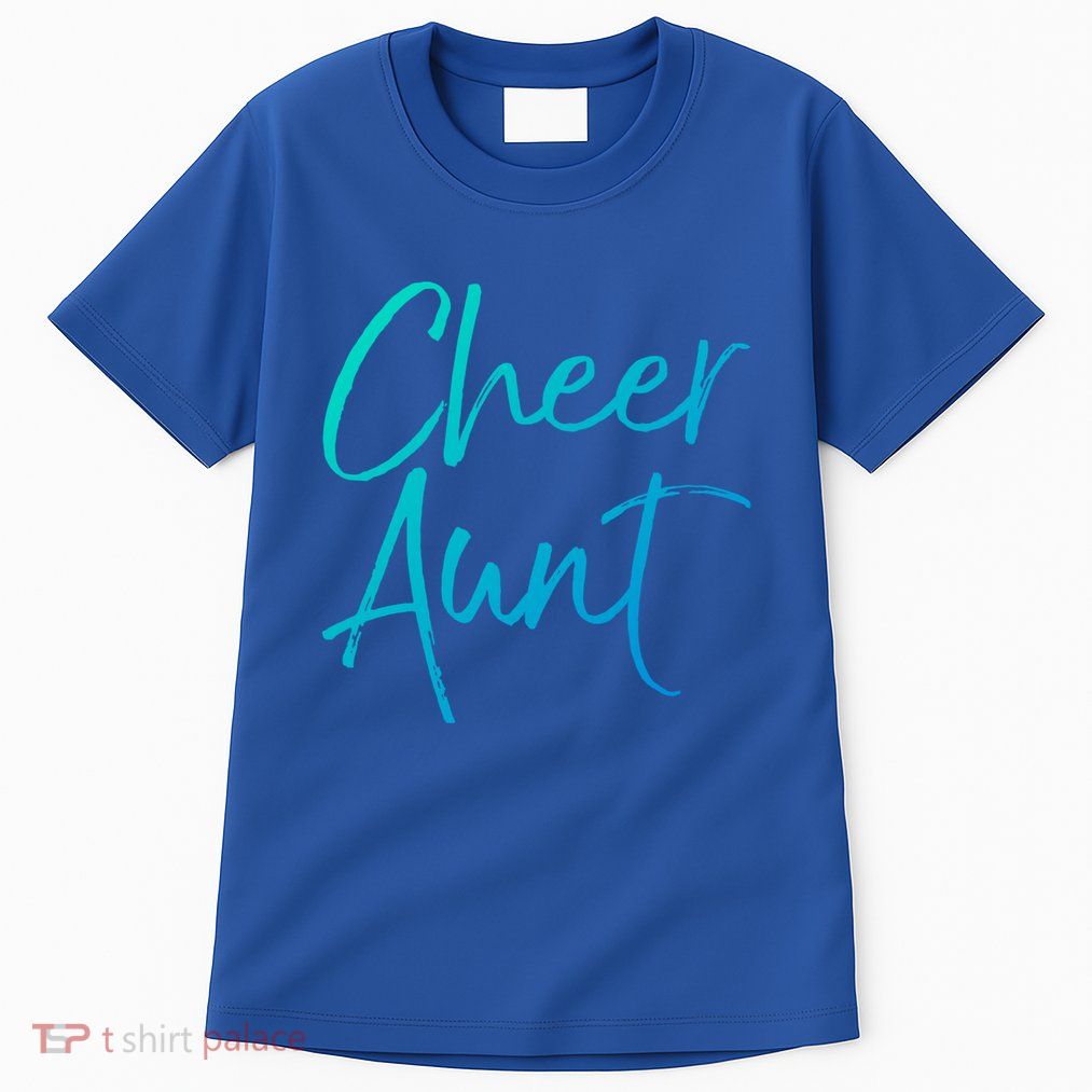 Cute Matching Family Cheerleader Auntie Gift Cheer Aunt Gift Tall T-Shirt