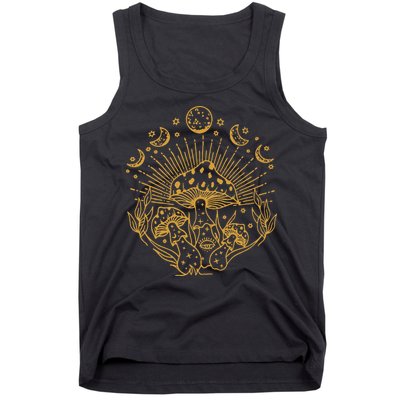 Cottagecore Mushrooms Fungi Goblincore Aesthetic Mycology Tank Top
