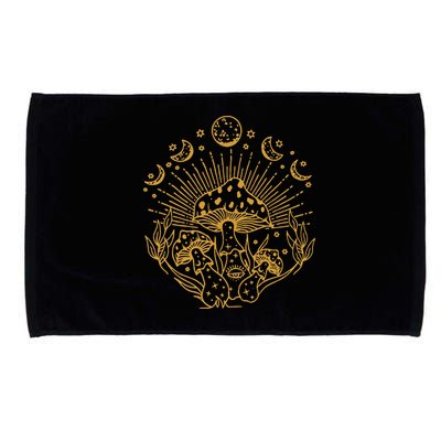 Cottagecore Mushrooms Fungi Goblincore Aesthetic Mycology Microfiber Hand Towel