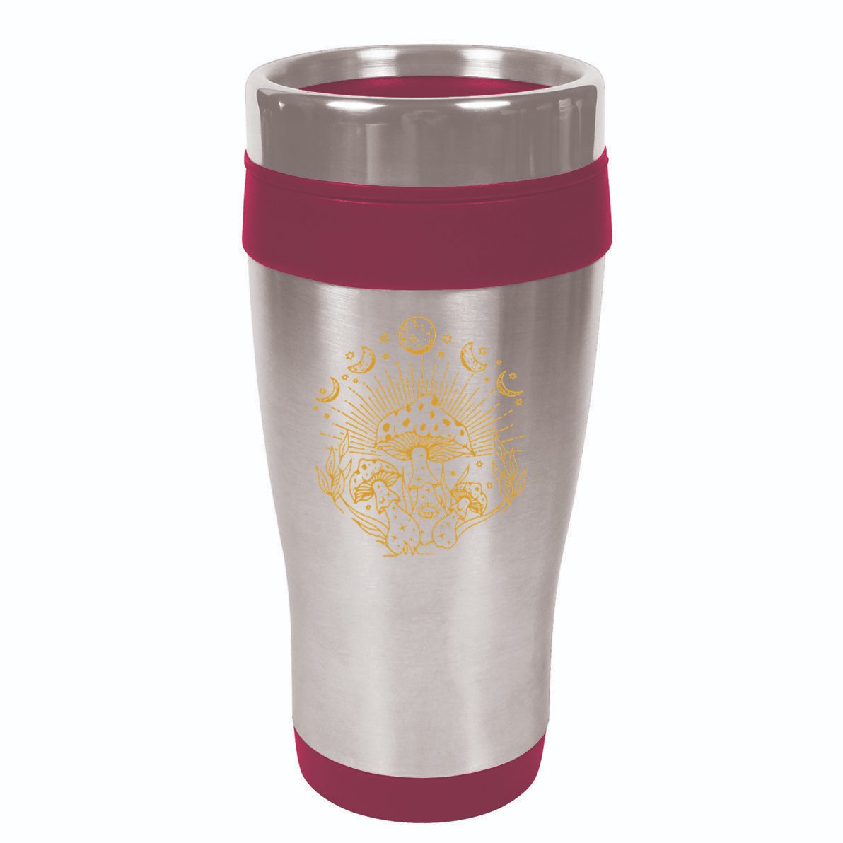 Cottagecore Mushrooms Fungi Goblincore Aesthetic Mycology 16oz Travel Tumbler
