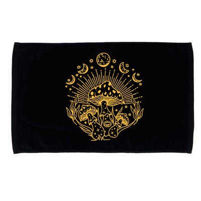 Cottagecore Mushrooms Fungi Goblincore Aesthetic Mycology Microfiber Hand Towel