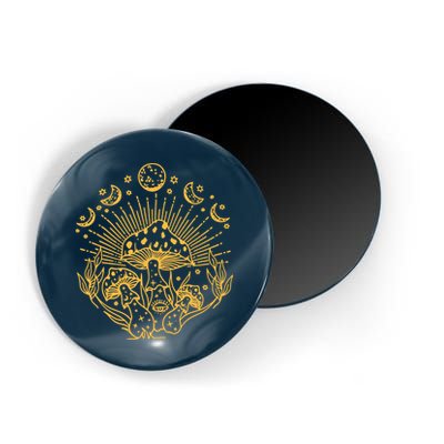 Cottagecore Mushrooms Fungi Goblincore Aesthetic Mycology Magnet