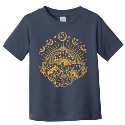 Cottagecore Mushrooms Fungi Goblincore Aesthetic Mycology Toddler T-Shirt
