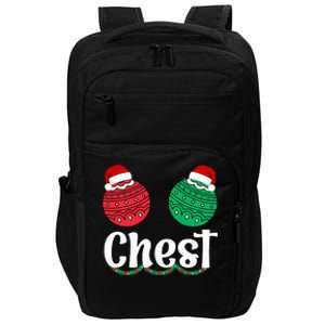 Chestnuts Matching Family Funny Chest Nuts Christmas Couples Impact Tech Backpack