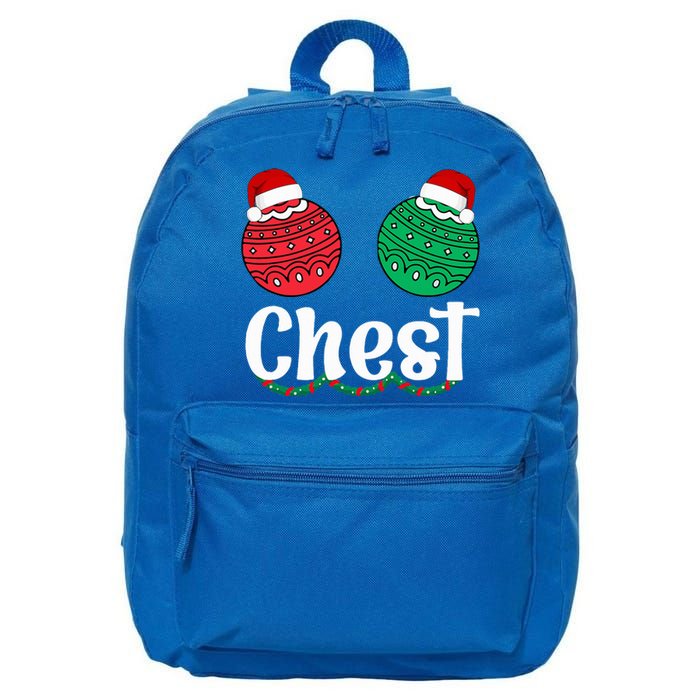 Chestnuts Matching Family Funny Chest Nuts Christmas Couples 16 in Basic Backpack