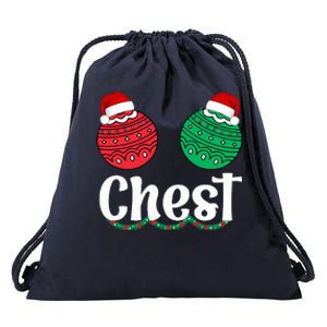 Chestnuts Matching Family Funny Chest Nuts Christmas Couples Drawstring Bag