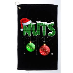 Chestnuts Matching Family Funny Chest Nuts Christmas Couples Platinum Collection Golf Towel