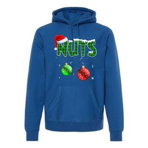 Chestnuts Matching Family Funny Chest Nuts Christmas Couples Premium Hoodie