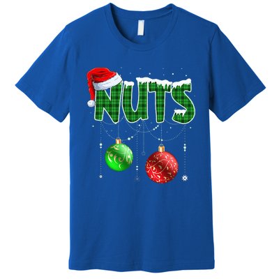 Chestnuts Matching Family Funny Chest Nuts Christmas Couples Premium T-Shirt