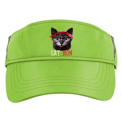 Cat Mom Funny And Cute Gift For Animal Lovers Adult Drive Performance Visor