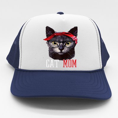 Cat Mom Funny And Cute Gift For Animal Lovers Trucker Hat