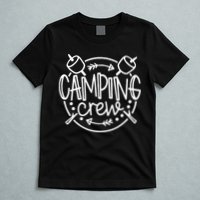 Camping Matching For Family Camper Group Camping Crew T-Shirt
