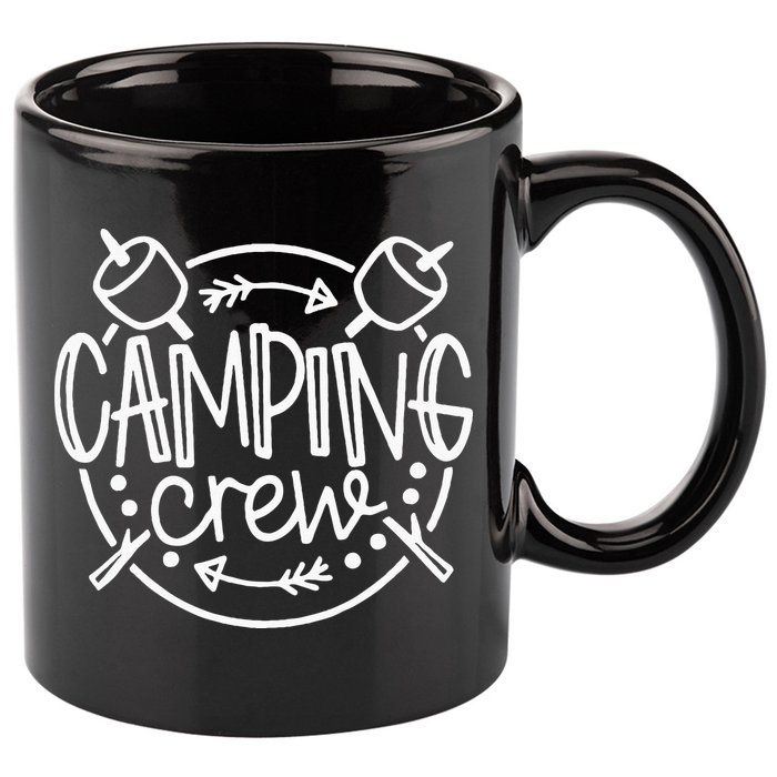Camping Matching For Family Camper Group Camping Crew 11oz C Handle Ceramic Mug