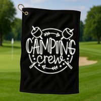 Camping Matching For Family Camper Group Camping Crew Golf Towel