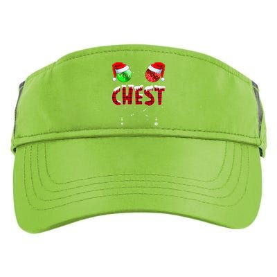 Chestnuts Matching Family Funny Chest Nuts Christmas Couples Adult Drive Performance Visor