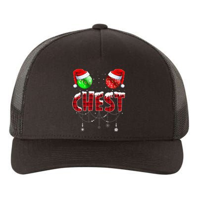 Chestnuts Matching Family Funny Chest Nuts Christmas Couples Yupoong Adult 5-Panel Trucker Hat