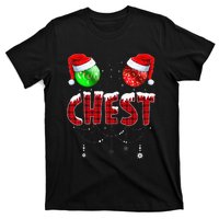 Chestnuts Matching Family Funny Chest Nuts Christmas Couples T-Shirt