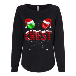 Chestnuts Matching Family Funny Chest Nuts Christmas Couples Womens California Wash Sweatshirt