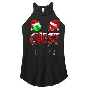 Chestnuts Matching Family Funny Chest Nuts Christmas Couples Women’s Perfect Tri Rocker Tank