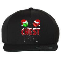 Chestnuts Matching Family Funny Chest Nuts Christmas Couples Wool Snapback Cap