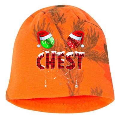 Chestnuts Matching Family Funny Chest Nuts Christmas Couples Kati - Camo Knit Beanie