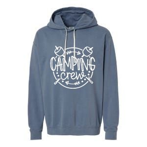 Camping Matching For Family Camper Group Camping Crew Garment-Dyed Fleece Hoodie