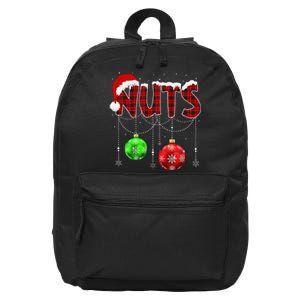 Chestnuts Matching Family Funny Chest Nuts Christmas Couples 16 in Basic Backpack