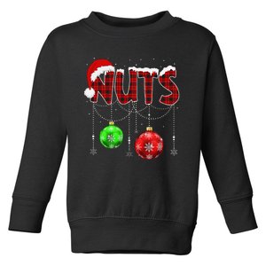 Chestnuts Matching Family Funny Chest Nuts Christmas Couples Toddler Sweatshirt