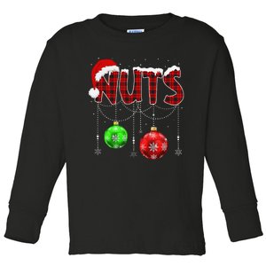 Chestnuts Matching Family Funny Chest Nuts Christmas Couples Toddler Long Sleeve Shirt