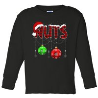 Chestnuts Matching Family Funny Chest Nuts Christmas Couples Toddler Long Sleeve Shirt