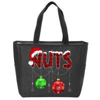 Chestnuts Matching Family Funny Chest Nuts Christmas Couples Zip Tote Bag