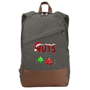 Chestnuts Matching Family Funny Chest Nuts Christmas Couples Cotton Canvas Backpack