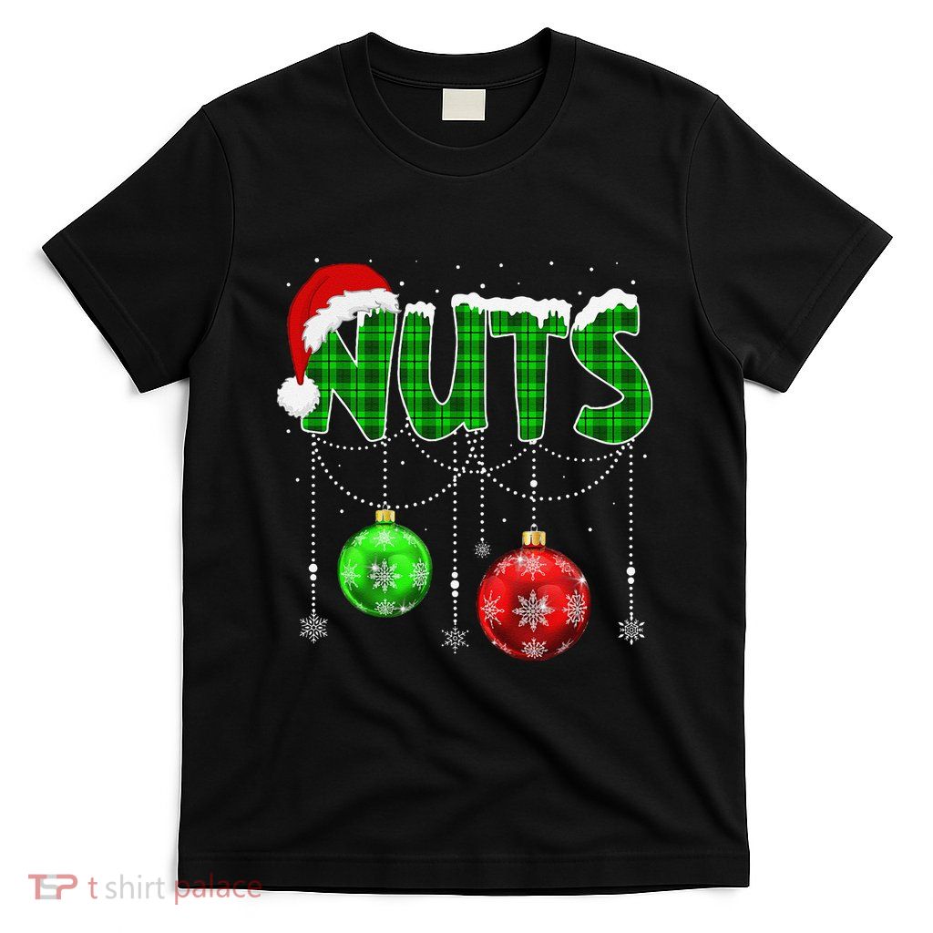 Chestnuts Matching Family Funny Chest Nuts Christmas Couples T-Shirt