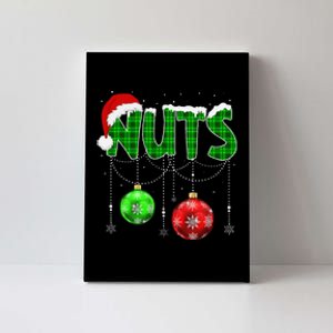 Chestnuts Matching Family Funny Chest Nuts Christmas Couples Canvas