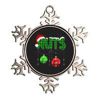 Chestnuts Matching Family Funny Chest Nuts Christmas Couples Metallic Star Ornament