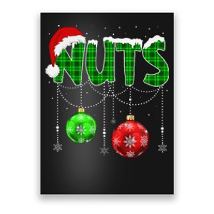 Chestnuts Matching Family Funny Chest Nuts Christmas Couples Poster