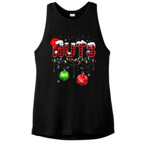 Chestnuts Matching Family Funny Chest Nuts Christmas Couples Ladies PosiCharge Tri-Blend Wicking Tank