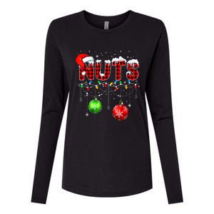 Chestnuts Matching Family Funny Chest Nuts Christmas Couples Womens Cotton Relaxed Long Sleeve T-Shirt