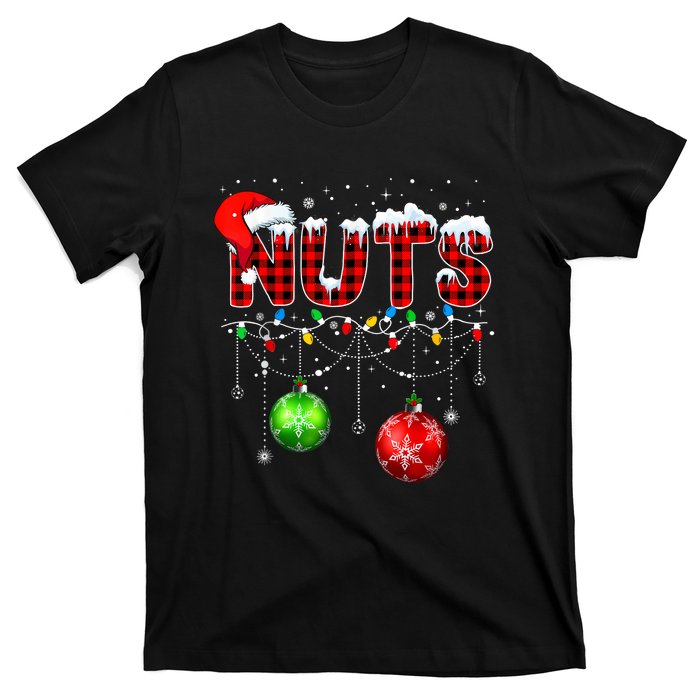 Chestnuts Matching Family Funny Chest Nuts Christmas Couples T-Shirt