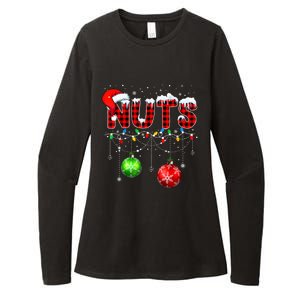 Chestnuts Matching Family Funny Chest Nuts Christmas Couples Womens CVC Long Sleeve Shirt