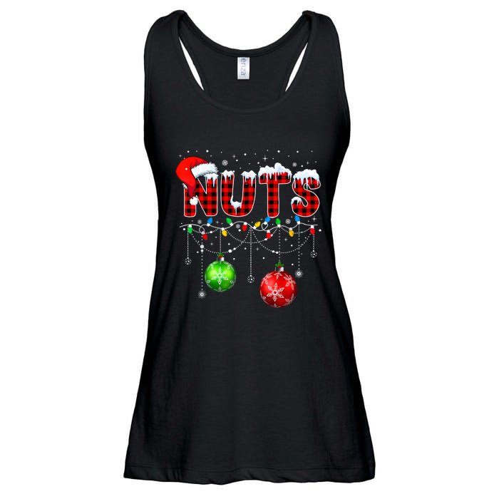 Chestnuts Matching Family Funny Chest Nuts Christmas Couples Ladies Essential Flowy Tank