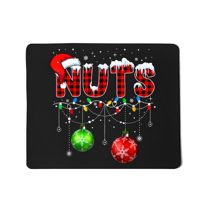 Chestnuts Matching Family Funny Chest Nuts Christmas Couples Mousepad