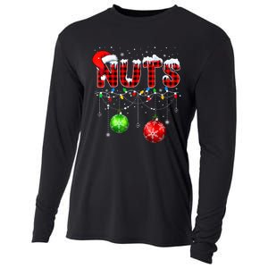 Chestnuts Matching Family Funny Chest Nuts Christmas Couples Cooling Performance Long Sleeve Crew