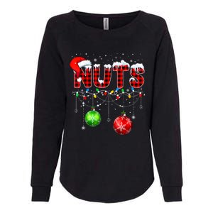 Chestnuts Matching Family Funny Chest Nuts Christmas Couples Womens California Wash Sweatshirt