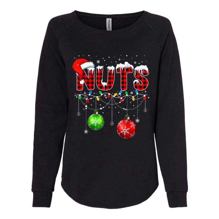 Chestnuts Matching Family Funny Chest Nuts Christmas Couples Womens California Wash Sweatshirt